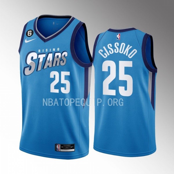 2023 NBA Rising Stars Sidy Cissoko Blue Men's Unif...