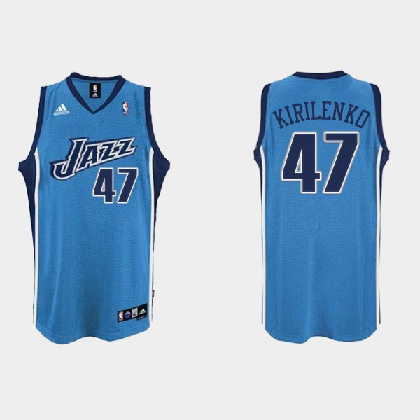 Utah Jazz #47 Andrei Kirilenko Alternate Light Blu...