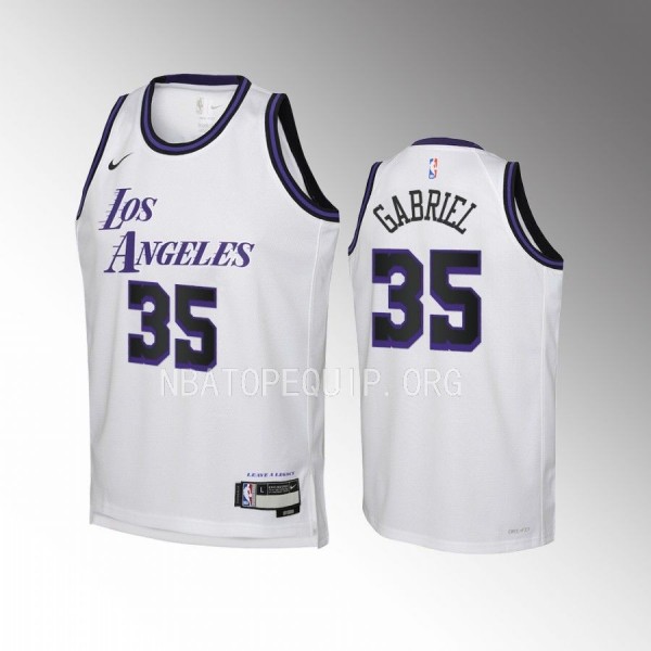 Wenyen Gabriel Los Angeles Lakers Youth White City...