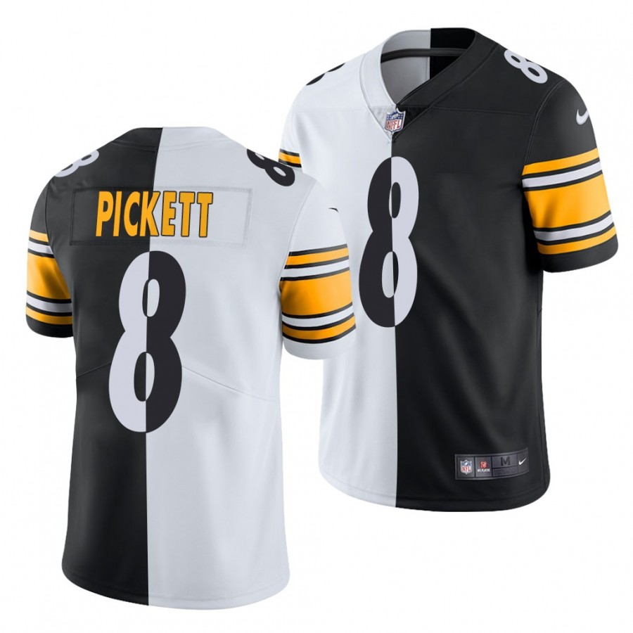 Pittsburgh Steelers Kenny Pickett Jersey 2022 NFL Draft White Black Men ...