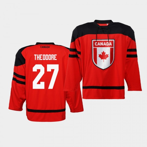 Canada Team #27 Shea Theodore 2019 IIHF World Cham...