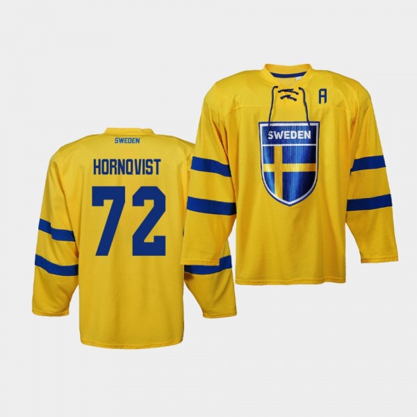 Sweden Team #72 Patric Hornqvist 2019 IIHF World C...